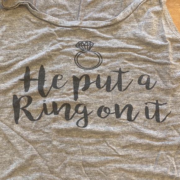 HE PUT A RING ON IT tank - Picture 3 of 4